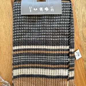 Falls Creek Gray Tan and Cream Fashion Scarf